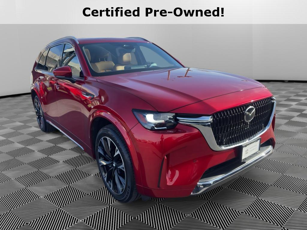 Soul Red Crystal Metallic 2025 Mazda CX-90 3.3 Turbo S Premium Plus AWD SUV / Crossover All-Wheel Drive 8-Speed Automatic