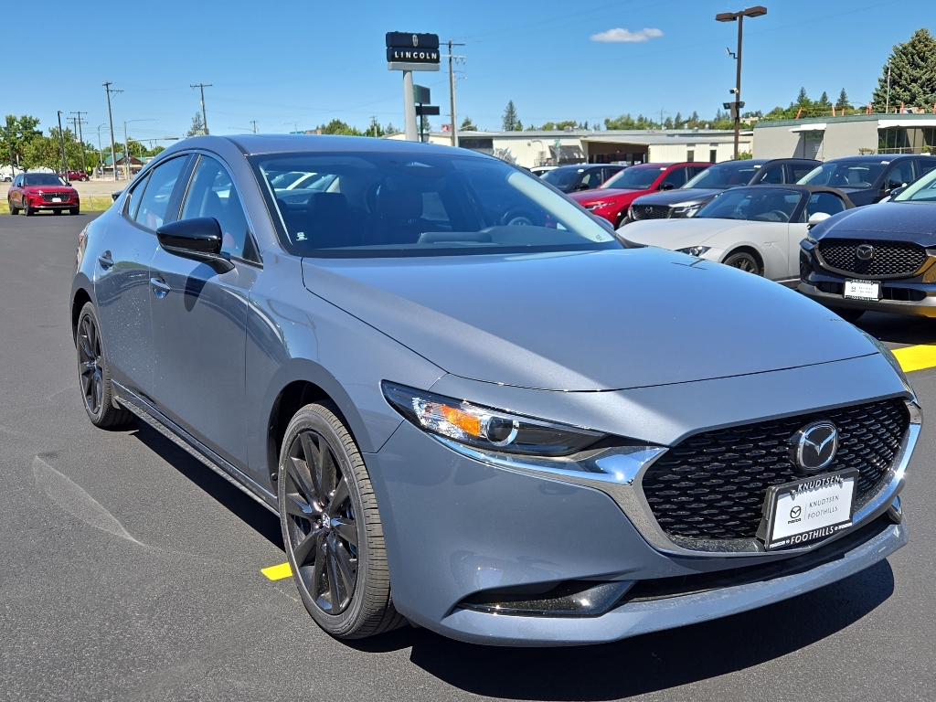 Polymetal Gray Metallic 2026 Mazda MAZDA3 2.5 S Carbon Edition Sedan AWD Sedan All-Wheel Drive 6-Speed Automatic