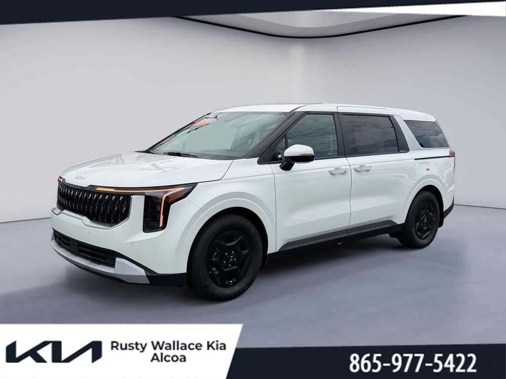 Snow White Pearl 2026 Kia Carnival Minivan Front-Wheel Drive 8-Speed Automatic