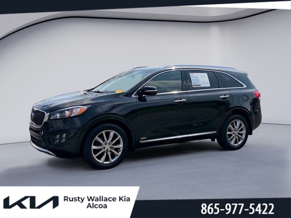 Ebony Black 2016 Kia Sorento SX V6 AWD SUV / Crossover All-Wheel Drive 6-Speed Automatic