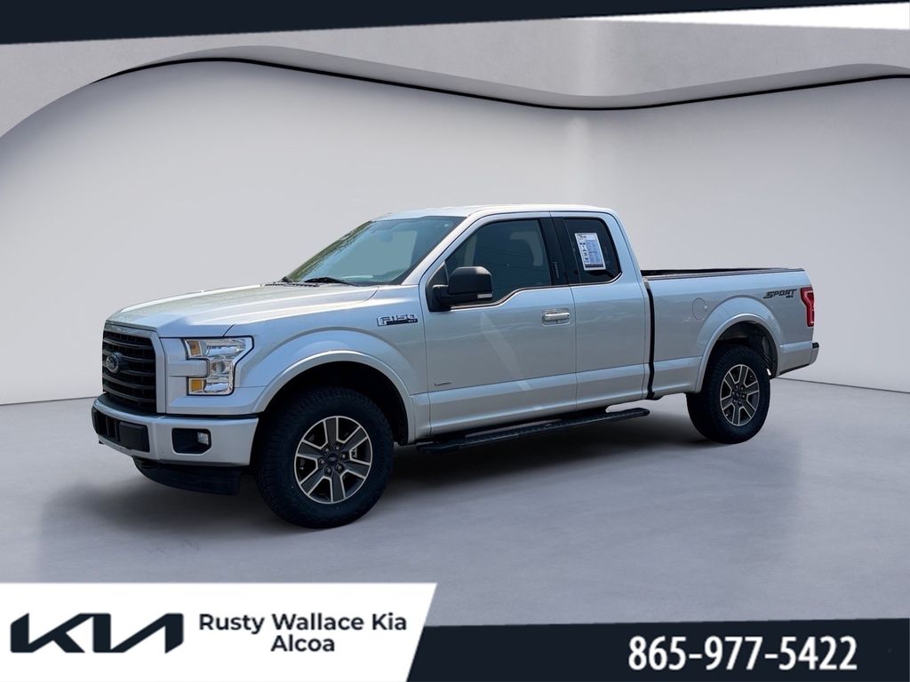 Ingot Silver Metallic 2017 Ford F-150 XLT SuperCab 4WD Pickup Truck Four-Wheel Drive 6-Speed Automatic