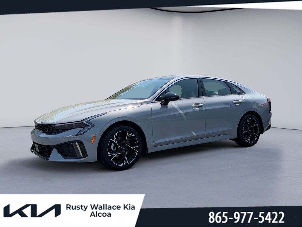 Wolf Gray 2025 Kia K5 GT-Line FWD Sedan Front-Wheel Drive 8-Speed Automatic