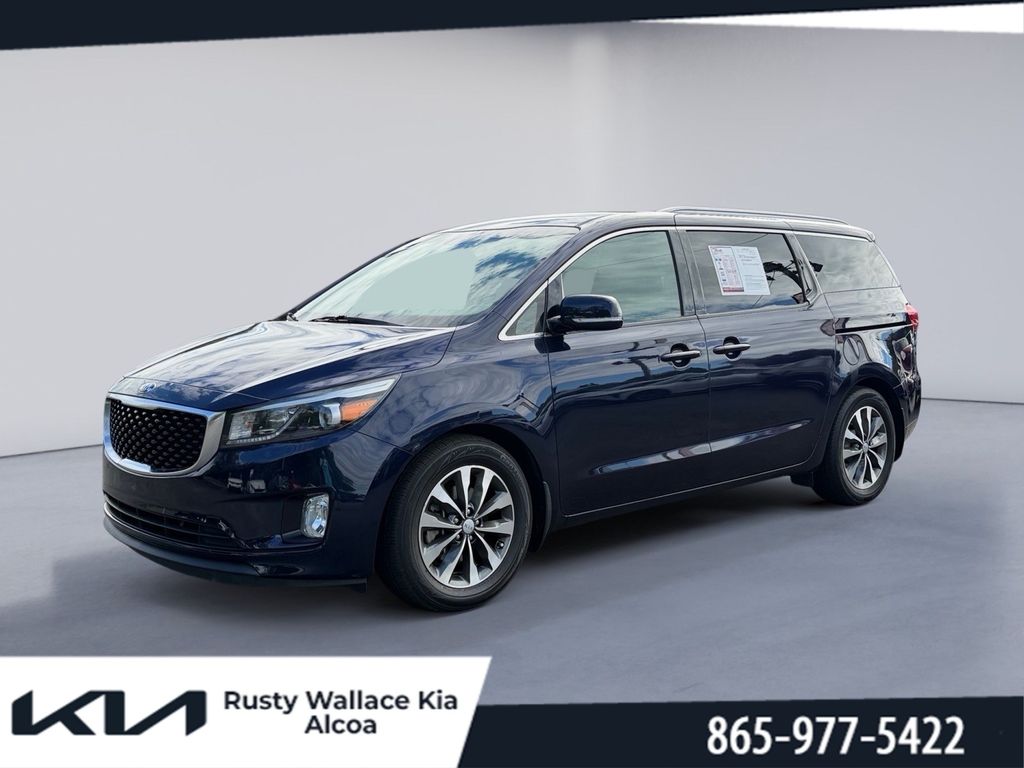 Celestial Blue 2018 Kia Sedona Minivan Front-Wheel Drive 6-Speed Automatic
