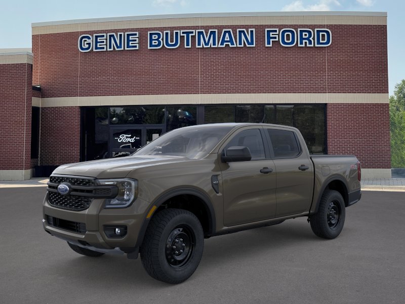 Marsh Gray 2026 Ford Ranger XL SuperCrew 4WD Pickup Truck Four-Wheel Drive Automatic