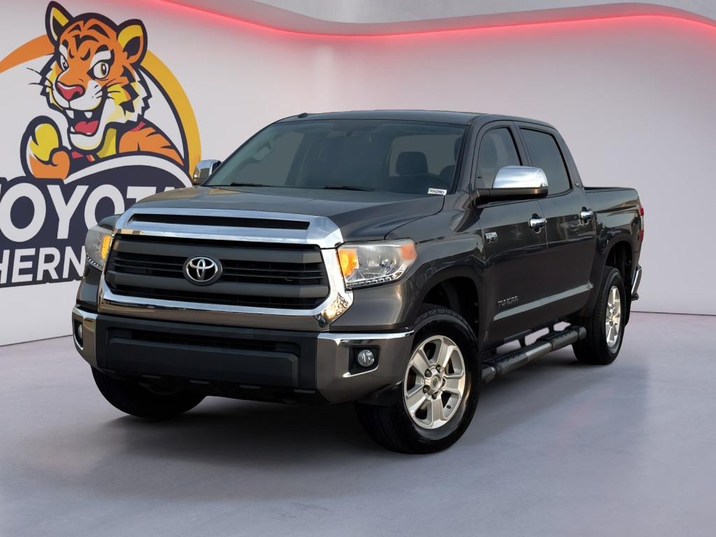 Magnetic Gray Metallic 2015 Toyota Tundra SR5 CrewMax 5.7L FFV 4WD Pickup Truck Four-Wheel Drive 6-Speed Automatic