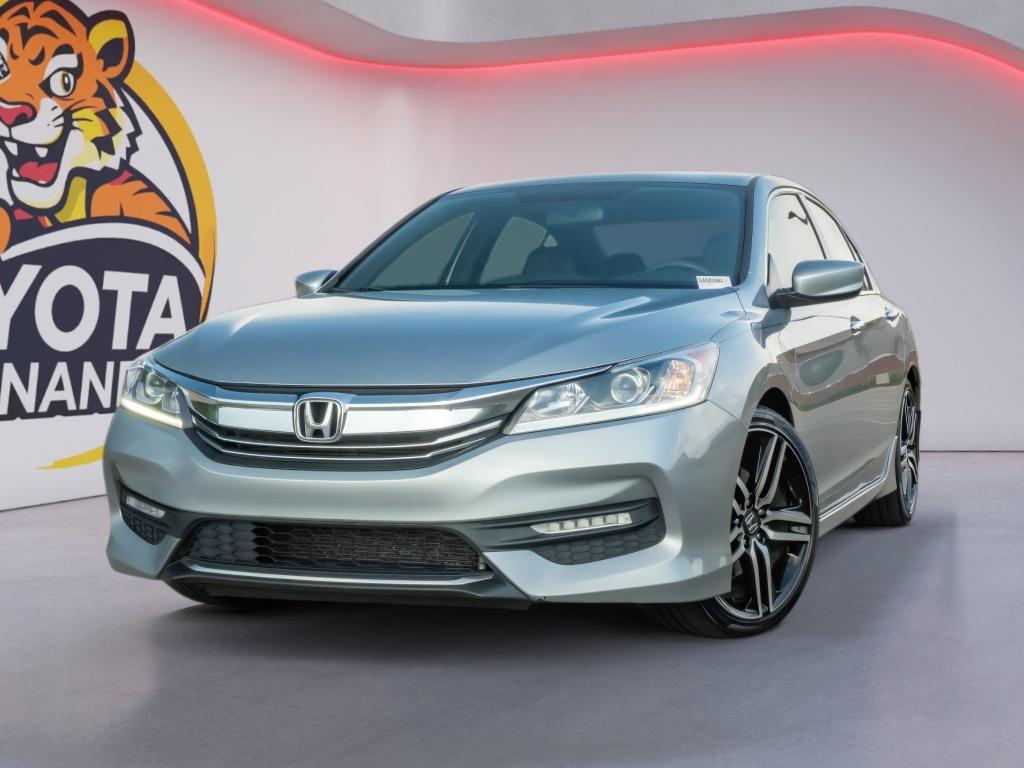 Lunar Silver Metallic 2016 Honda Accord Sedan Front-Wheel Drive Continuously Variable Transmission
