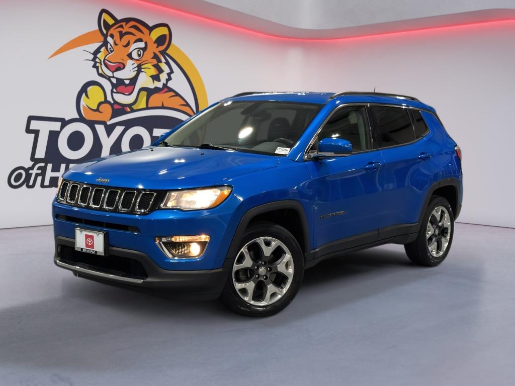 Laser Blue Pearlcoat 2019 Jeep Compass Limited 4WD SUV / Crossover Four-Wheel Drive 9-Speed Automatic
