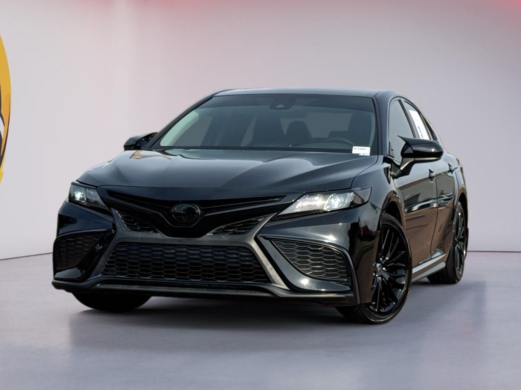 Midnight Black Metallic 2021 Toyota Camry SE Nightshade FWD Sedan Front-Wheel Drive 8-Speed Automatic