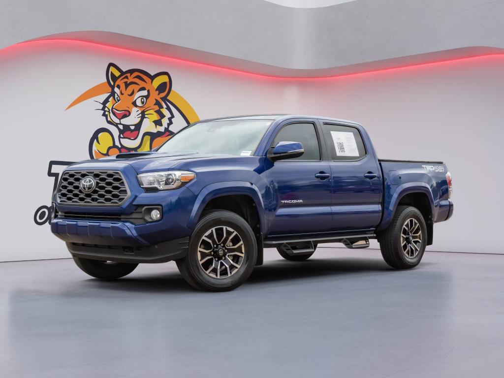 Blue Crush Metallic 2023 Toyota Tacoma TRD Sport Double Cab 4WD Pickup Truck Four-Wheel Drive 6-Speed Automatic