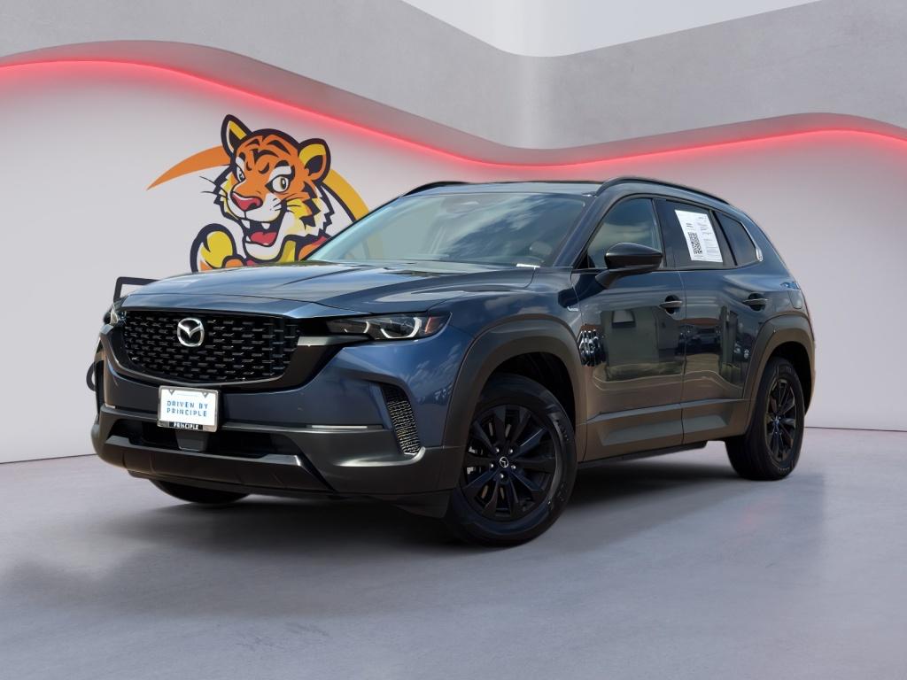 Ingot Blue Metallic 2025 Mazda CX-50 Hybrid Premium AWD SUV / Crossover All-Wheel Drive Continuously Variable Transmission