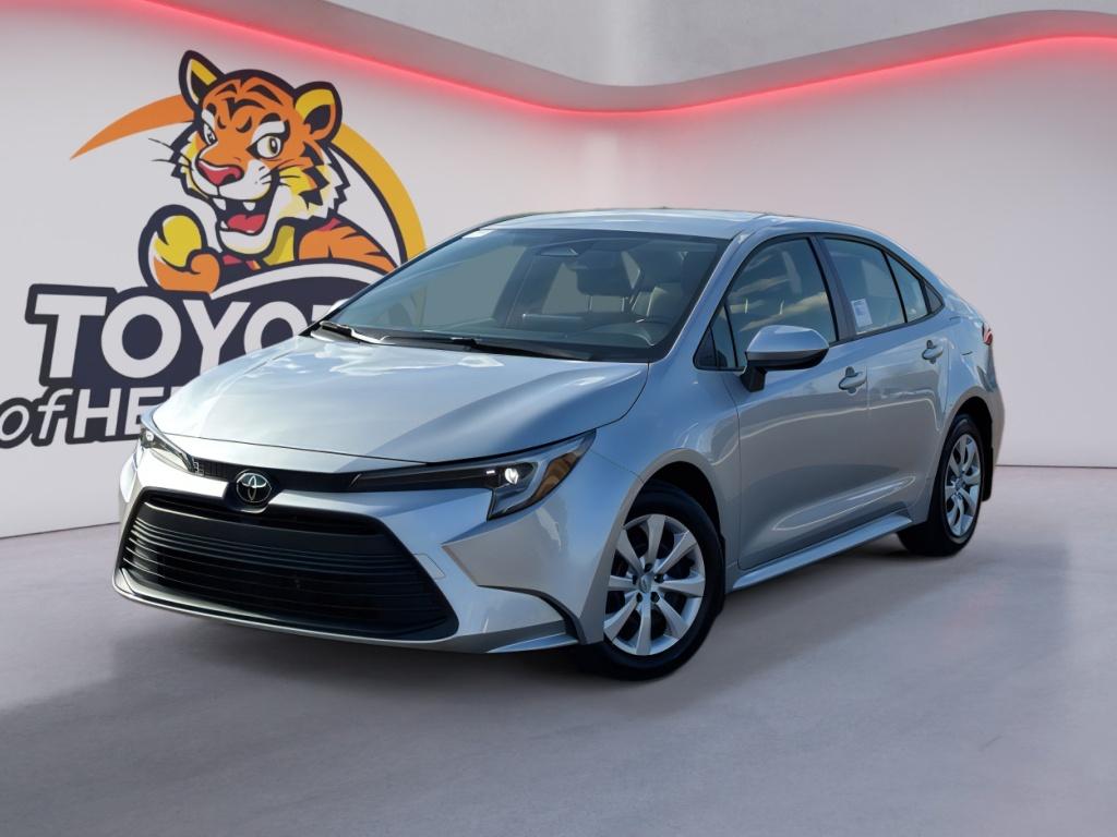 Classic Silver Metallic 2026 Toyota Corolla Hybrid LE FWD Sedan Front-Wheel Drive Continuously Variable Transmission