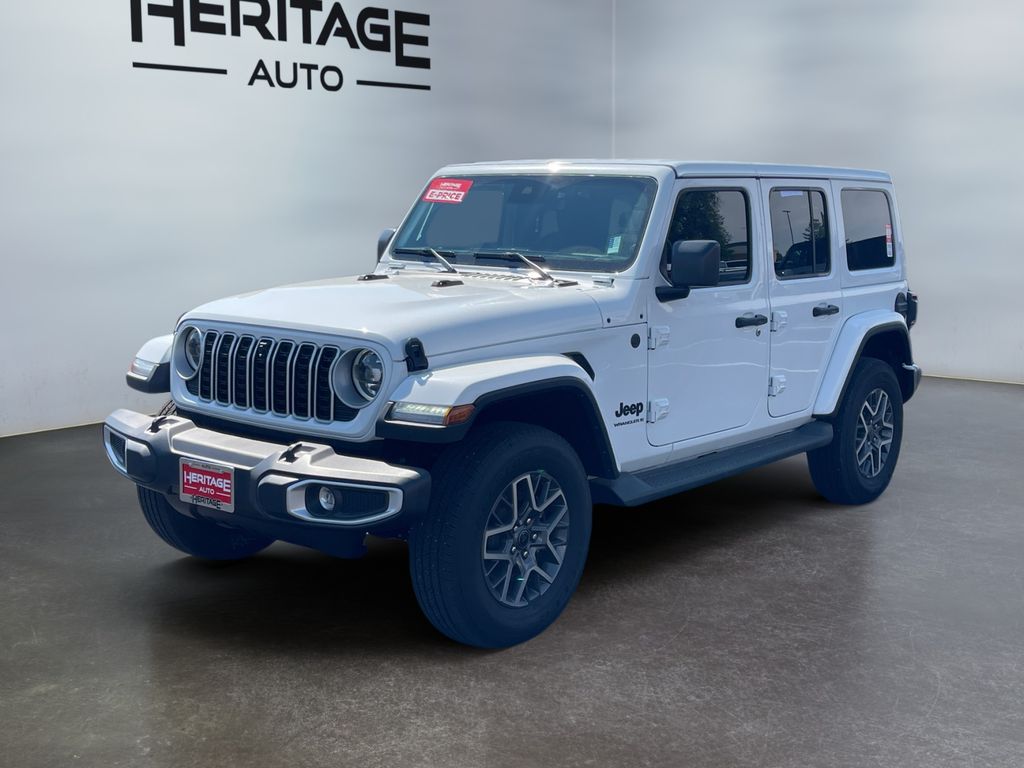 Bright White Clearcoat 2025 Jeep Wrangler SUV / Crossover Four-Wheel Drive 8-Speed Automatic