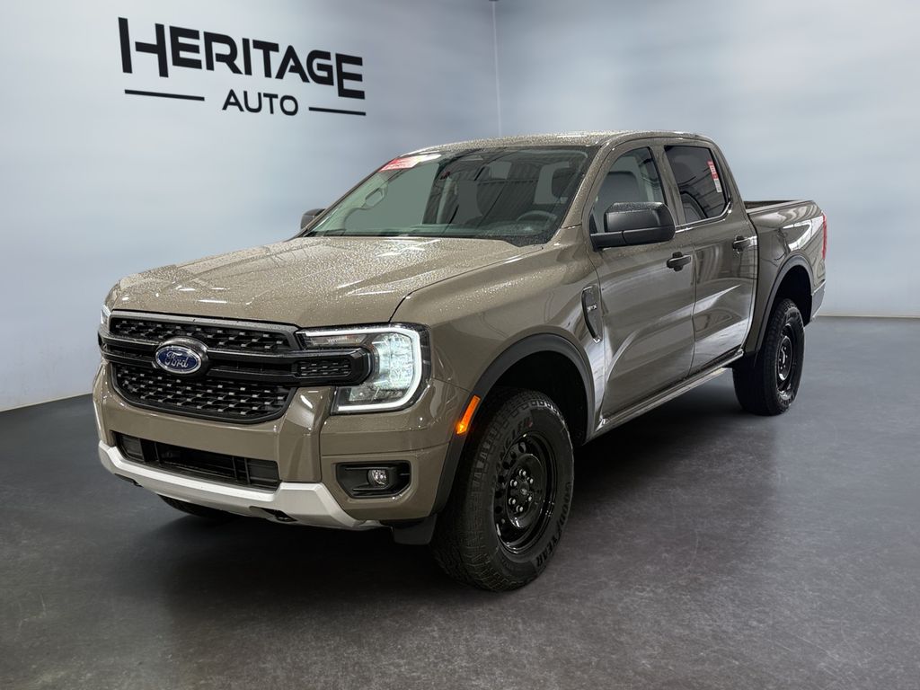 MARSH GRAY 2026 Ford Ranger XL SuperCrew 4WD Pickup Truck Four-Wheel Drive Automatic