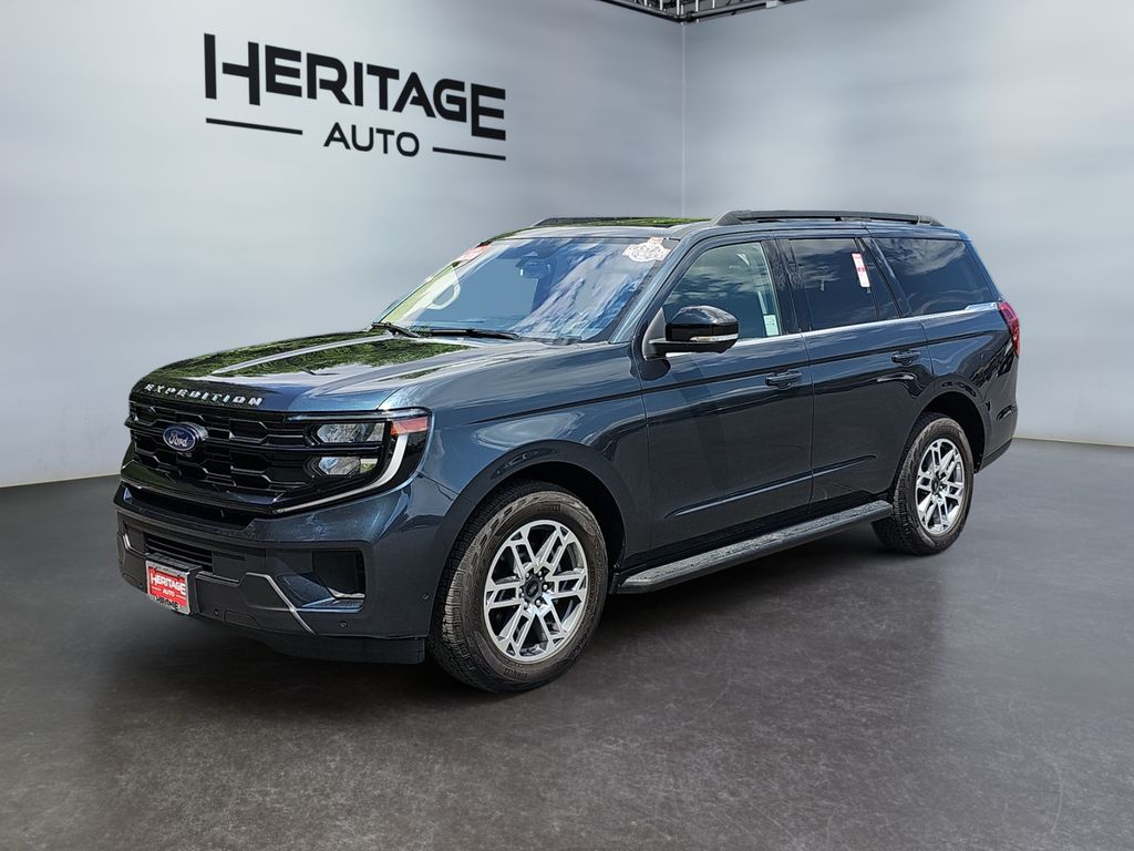 Stone Blue Metallic 2025 Ford Expedition SUV / Crossover Four-Wheel Drive Automatic