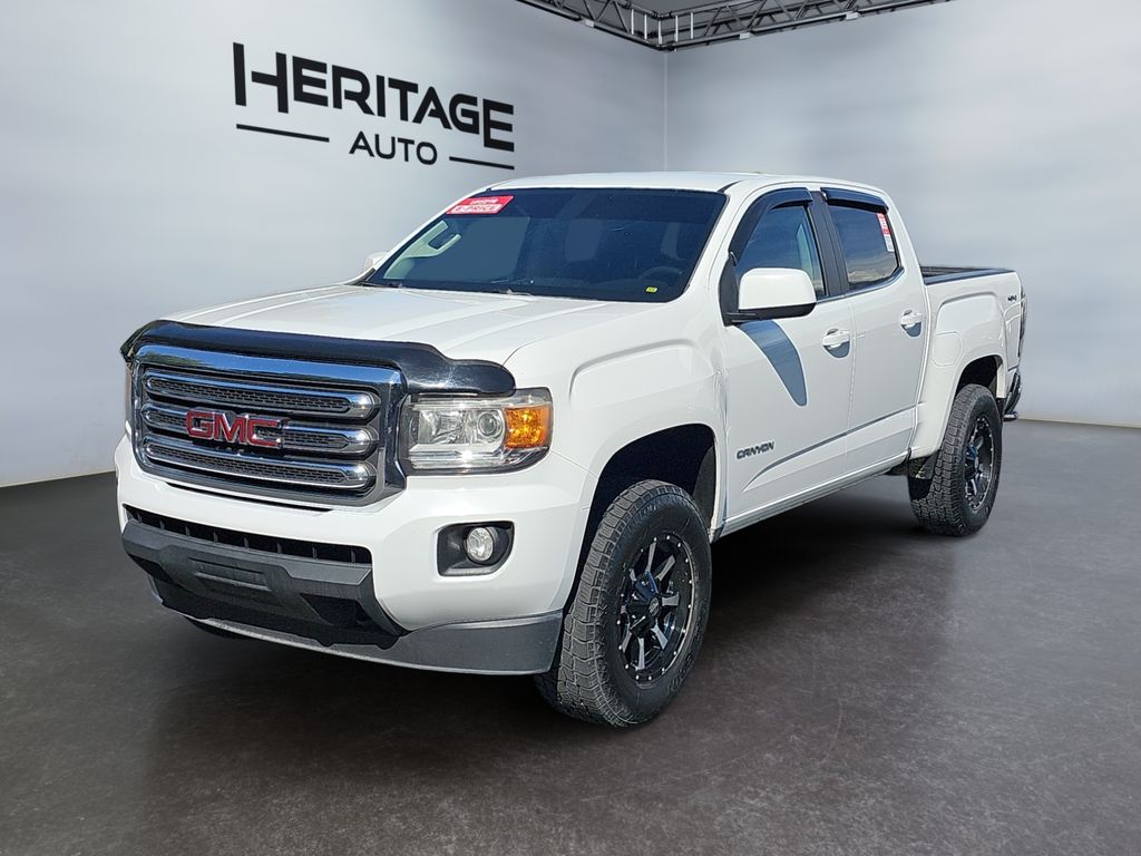 Summit White 2016 GMC Canyon Pickup Truck Four-Wheel Drive 6-Speed Automatic