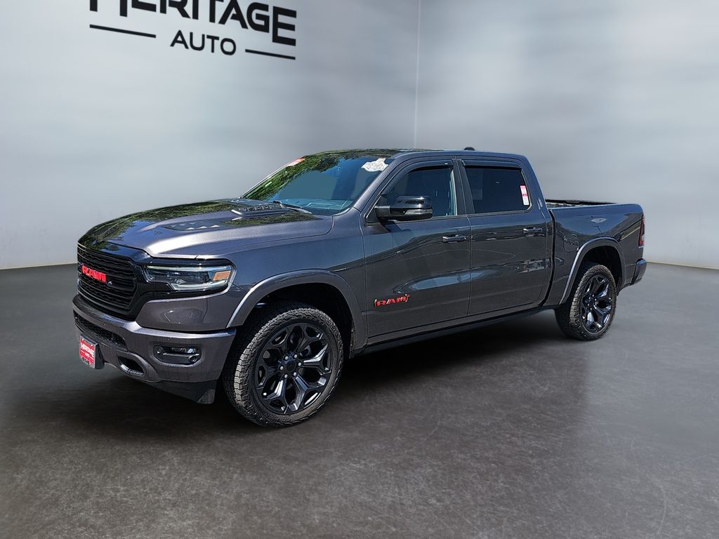 Gray (Granite Crystal Metallic Clearcoat) 2023 RAM 1500 Pickup Truck Four-Wheel Drive 8-Speed Automatic