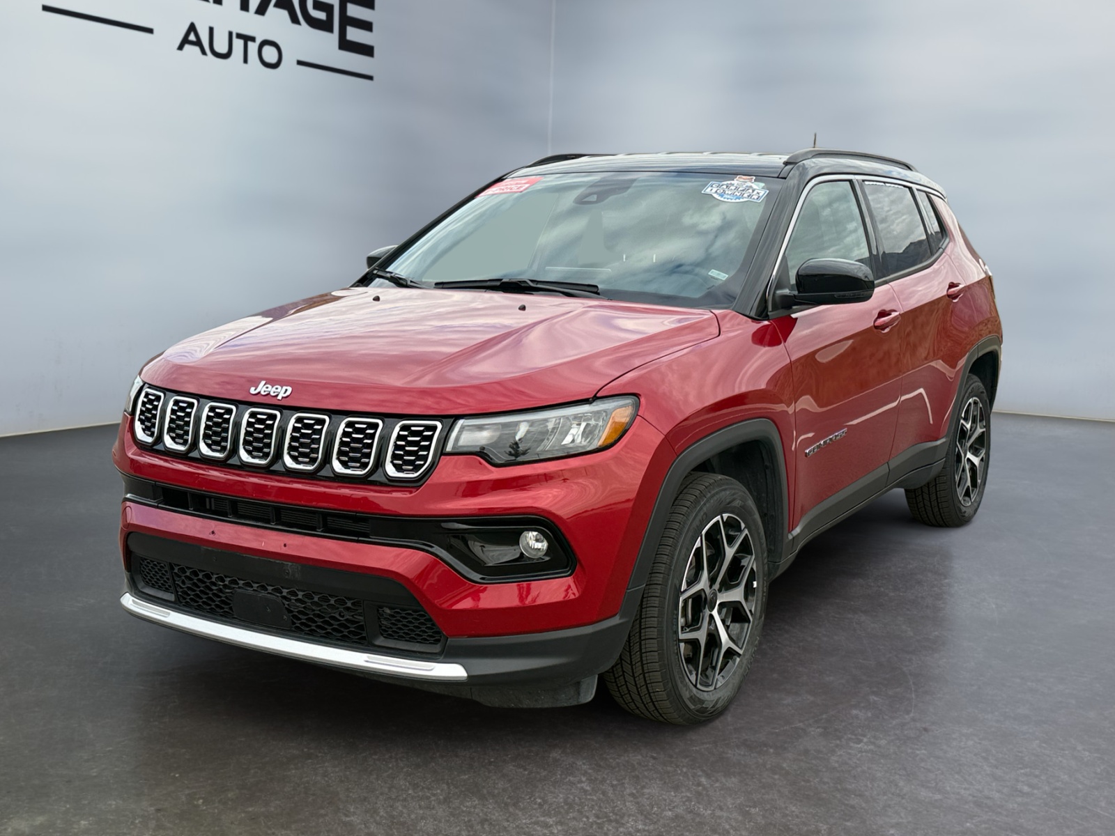 Red Hot Pearlcoat 2025 Jeep Compass SUV / Crossover Four-Wheel Drive 8-Speed Automatic