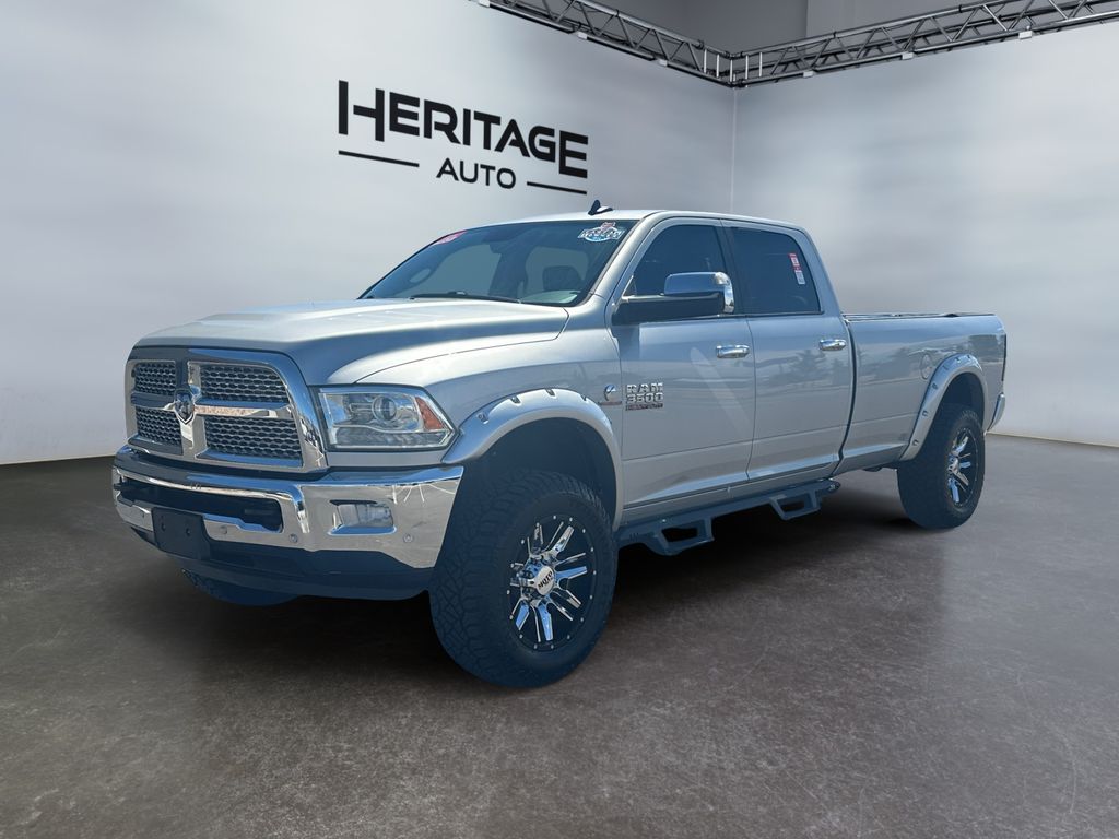 Bright Silver Metallic Clearcoat 2018 RAM 3500 Pickup Truck Four-Wheel Drive 6-Speed Automatic