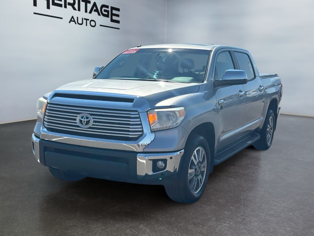 Silver Sky Metallic 2015 Toyota Tundra Pickup Truck Four-Wheel Drive 6-Speed Automatic