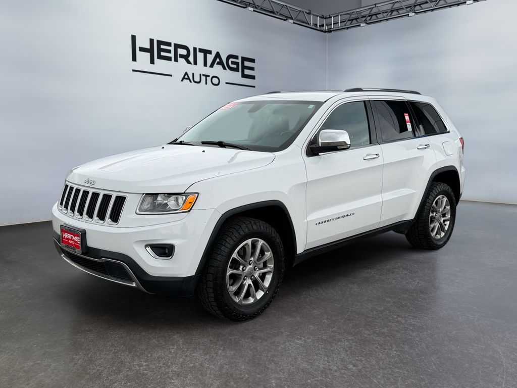 Bright White Clearcoat 2015 Jeep Grand Cherokee Limited 4WD SUV / Crossover Four-Wheel Drive 8-Speed Automatic