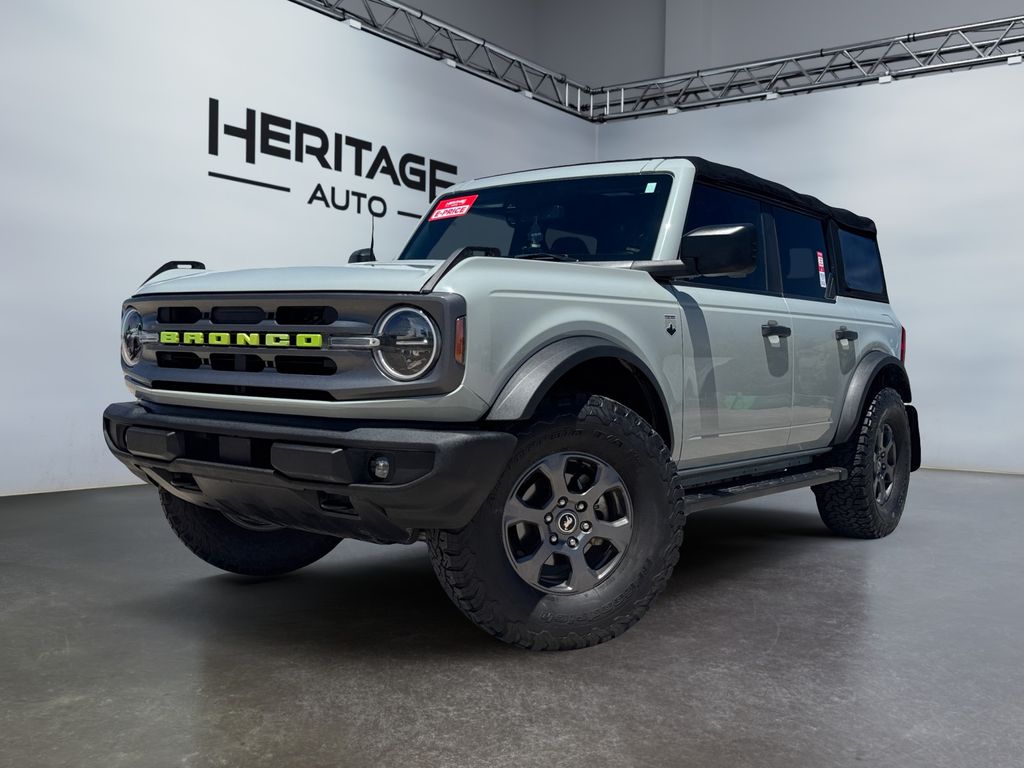 Cactus Gray 2022 Ford Bronco Big Bend 4-Door 4WD SUV / Crossover Four-Wheel Drive Automatic