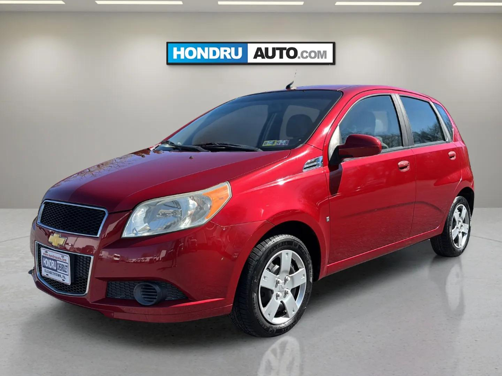 SPORT RED 2009 Chevrolet Aveo 5 LT Hatchback FWD Hatchback Front-Wheel Drive 4-Speed Automatic