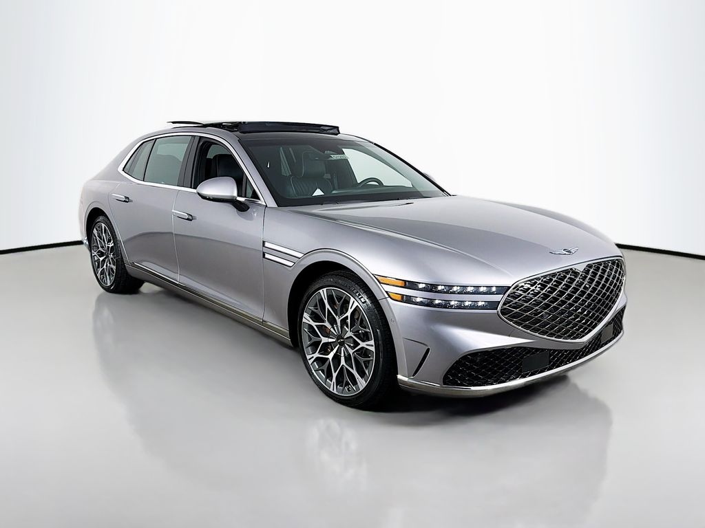 Savile Silver 2026 Genesis G90 3.5T e-Supercharger AWD Sedan All-Wheel Drive 8-Speed Automatic