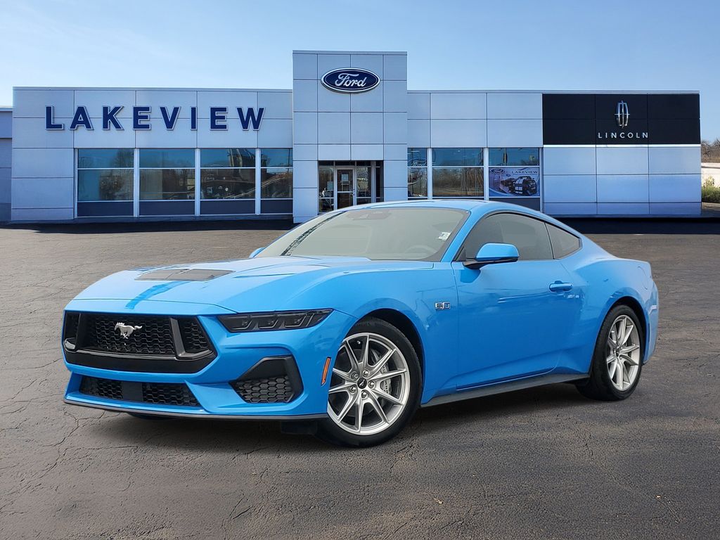 Grabber Blue Metallic 2026 Ford Mustang Coupe Rear-Wheel Drive 6-Speed Manual