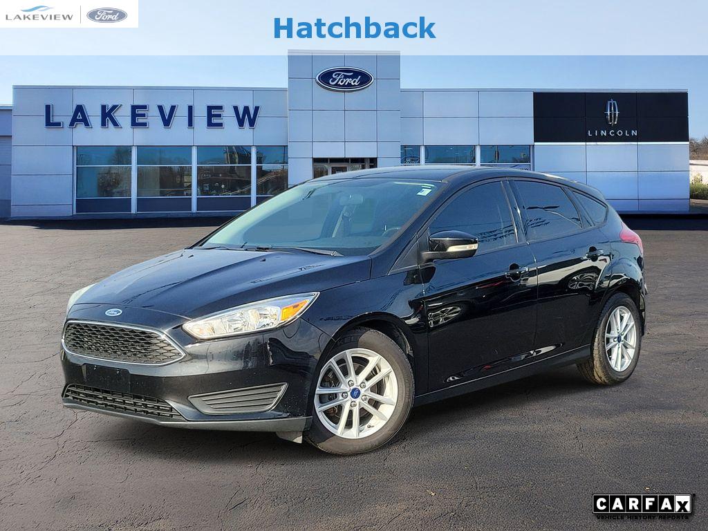 SHADOW BLACK 2017 Ford Focus SE Hatchback Hatchback Front-Wheel Drive 6-Speed Automatic