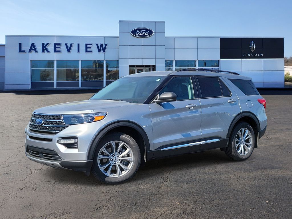 ICONIC SILVER METALLIC 2023 Ford Explorer SUV / Crossover All-Wheel Drive Automatic