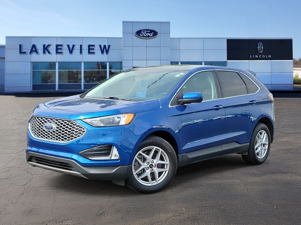 Atlas Blue Metallic 2023 Ford Edge SUV / Crossover All-Wheel Drive 8-Speed Automatic