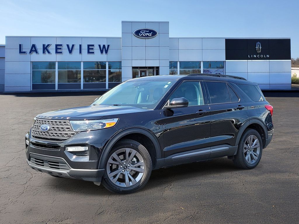 Agate Black Metallic 2024 Ford Explorer SUV / Crossover All-Wheel Drive Automatic