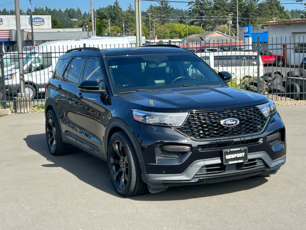 Agate Black Metallic 2022 Ford Explorer SUV / Crossover All-Wheel Drive Automatic