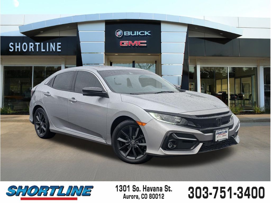 Lunar Silver Metallic 2021 Honda Civic Hatchback Hatchback Front-Wheel Drive Continuously Variable Transmission
