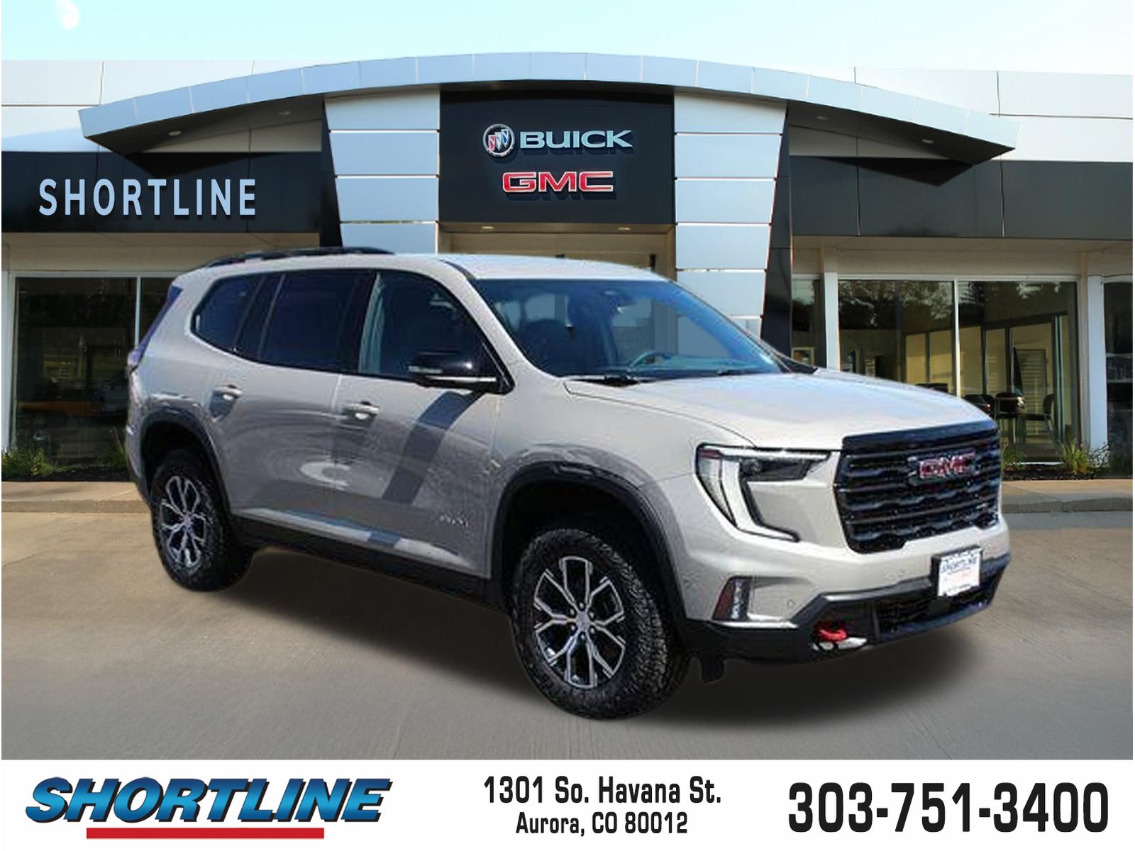 Riverstone Metallic 2026 GMC Acadia SUV / Crossover Four-Wheel Drive 8-Speed Automatic