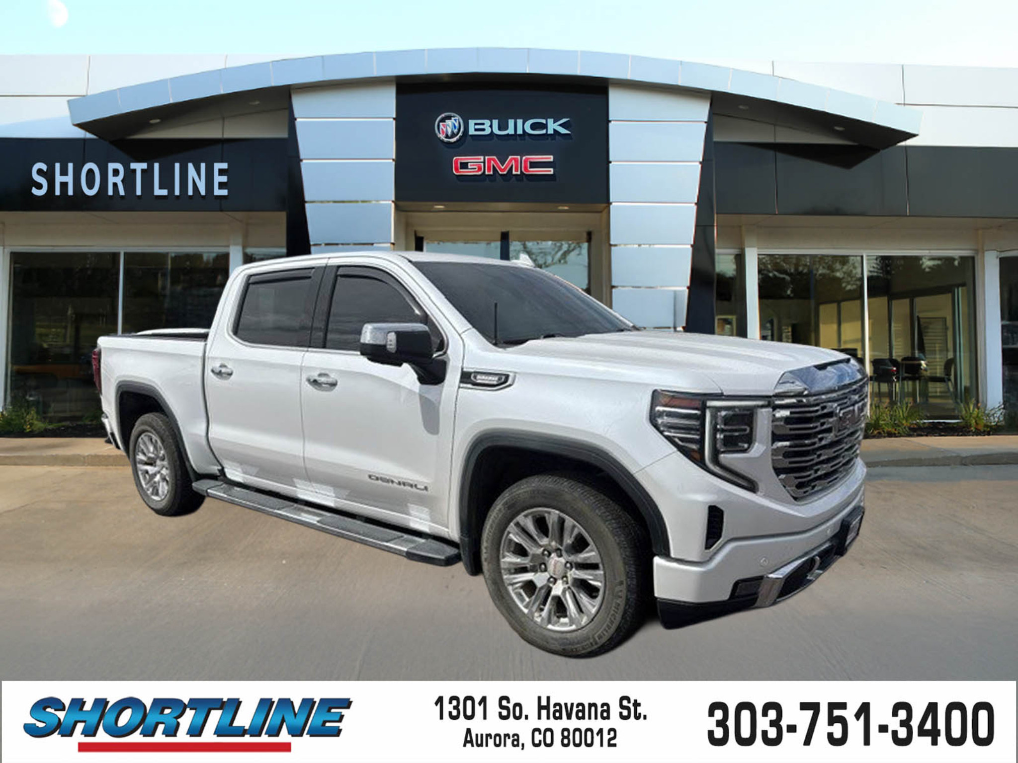 White Frost Tricoat 2023 GMC Sierra 1500 Pickup Truck Four-Wheel Drive Automatic