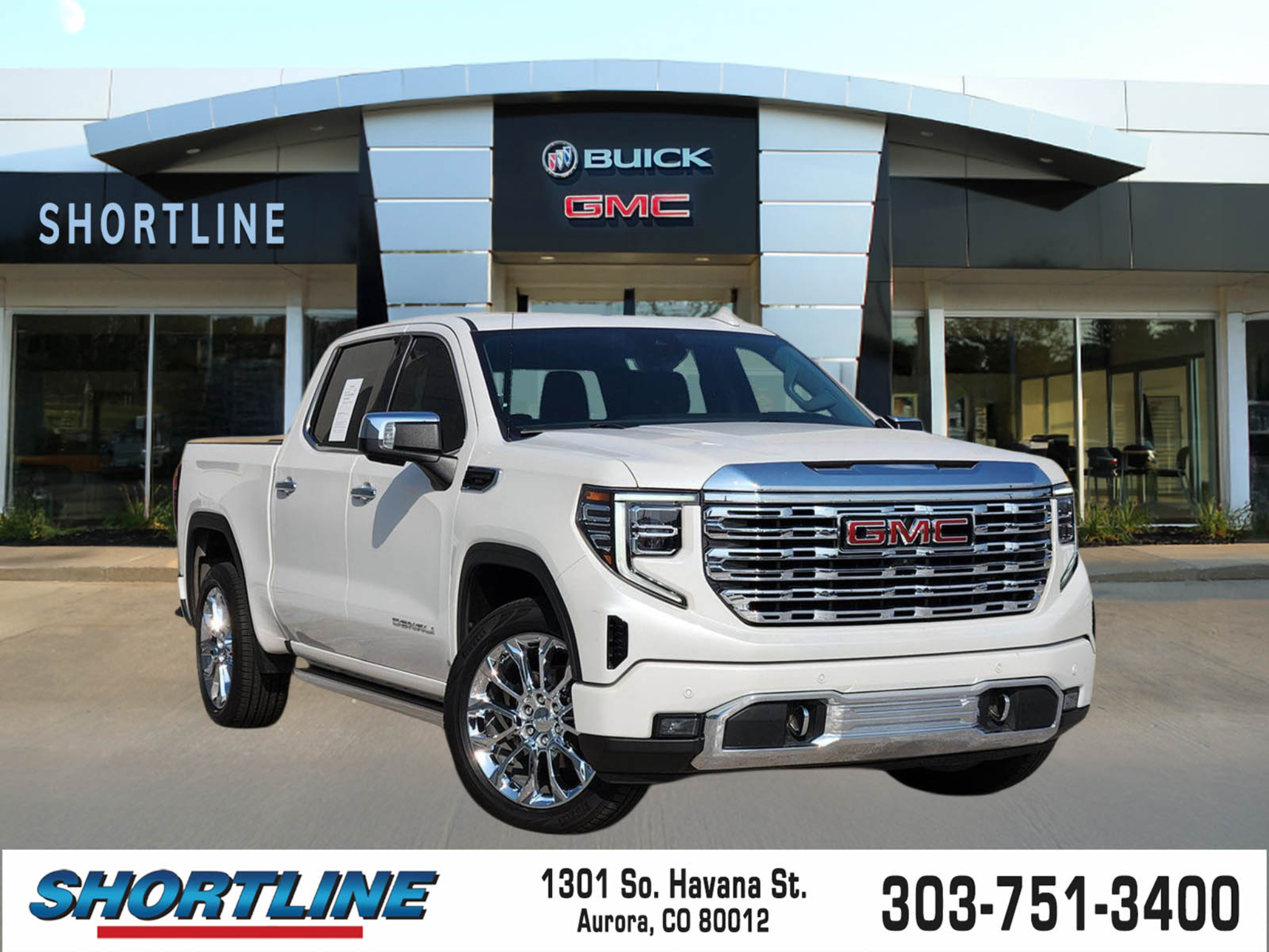 White Frost Tricoat 2023 GMC Sierra 1500 Pickup Truck Four-Wheel Drive Automatic