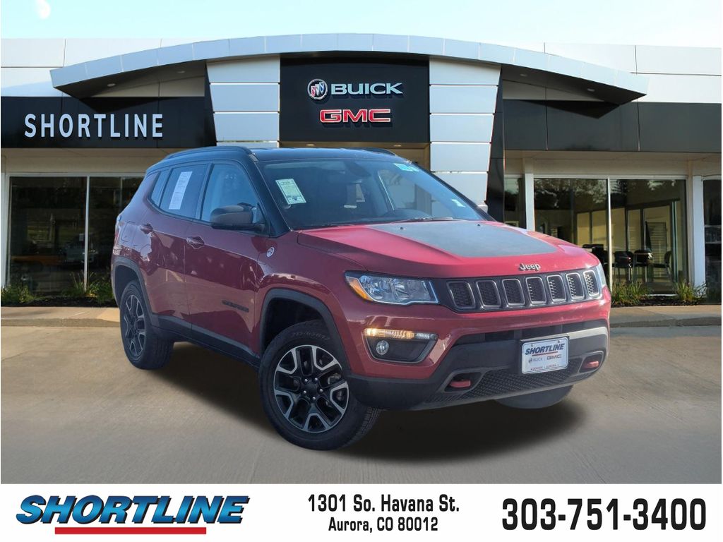 Redline Pearlcoat 2019 Jeep Compass Trailhawk 4WD SUV / Crossover Four-Wheel Drive 9-Speed Automatic