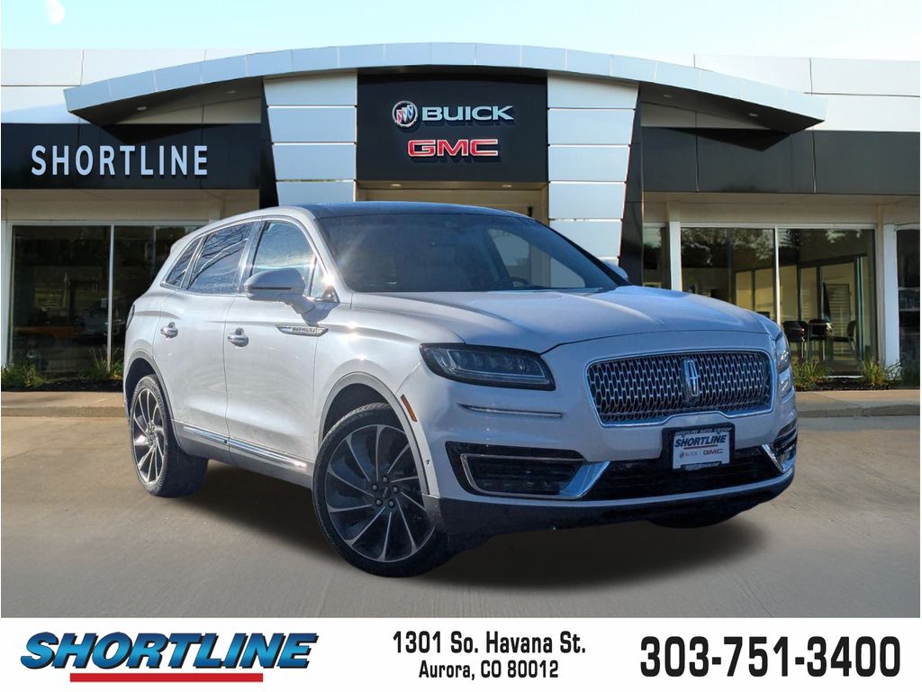 White Platinum Metallic Tri-Coat 2019 Lincoln Nautilus Reserve AWD SUV / Crossover All-Wheel Drive 8-Speed Automatic