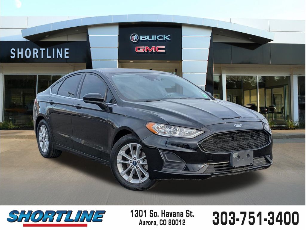 Agate Black 2019 Ford Fusion SE Sedan Front-Wheel Drive 6-Speed Automatic
