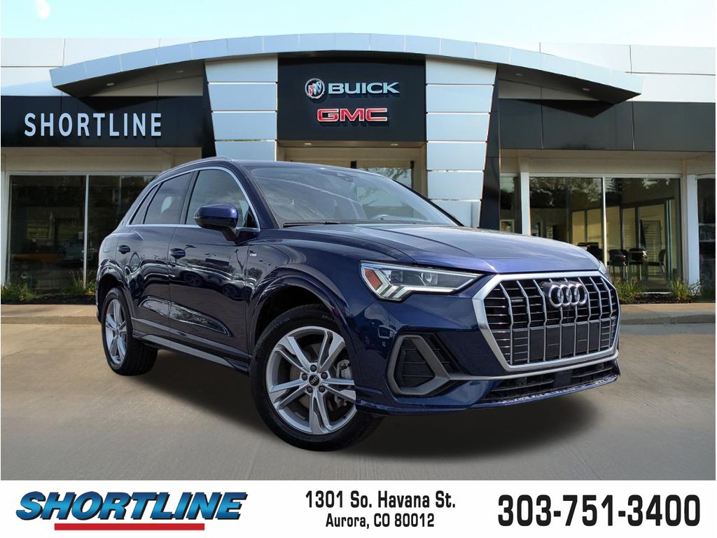 Navarra Blue Metallic 2023 Audi Q3 quattro Premium Plus S Line 45 TFSI SUV / Crossover All-Wheel Drive 8-Speed Automatic