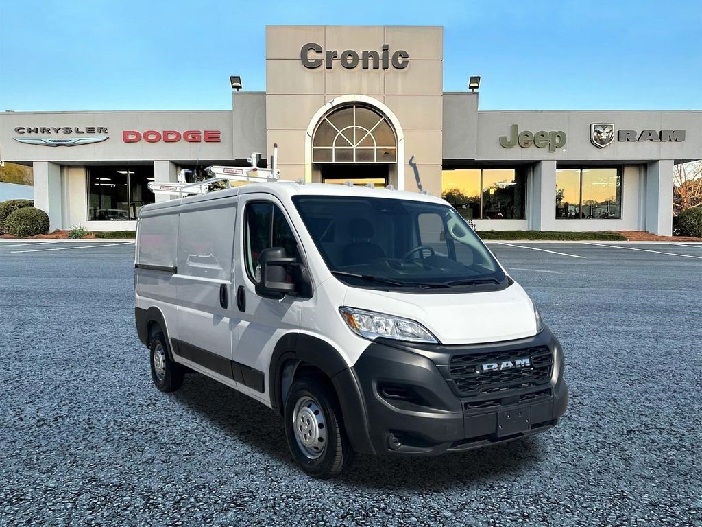 Bright White Clearcoat 2023 RAM ProMaster 1500 136 Low Roof Cargo Van FWD Van Front-Wheel Drive 9-Speed Automatic