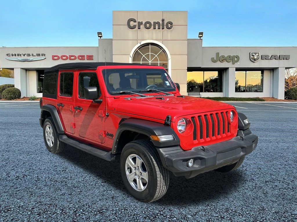 Firecracker Red Clearcoat 2022 Jeep Wrangler Unlimited Sport S 4WD SUV / Crossover Four-Wheel Drive 8-Speed Automatic