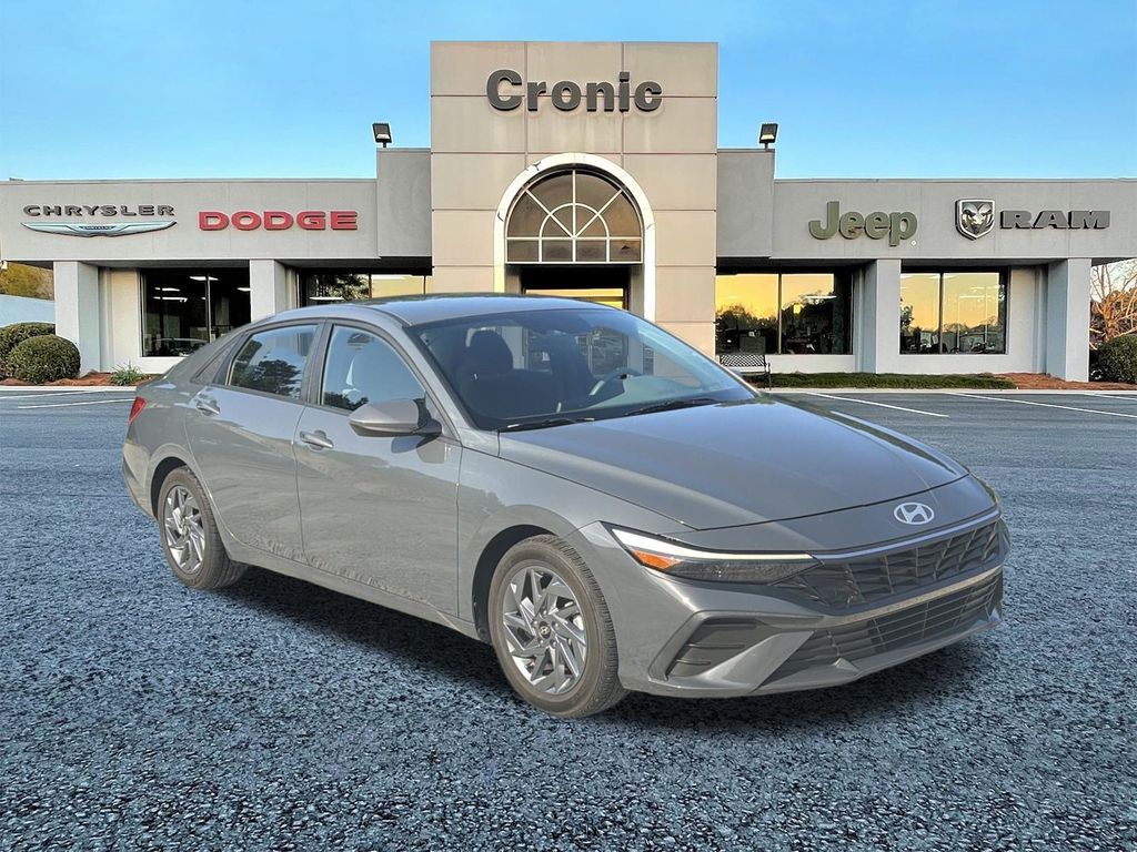 ECOTRONIC GRAY 2024 Hyundai Elantra Sedan Front-Wheel Drive Continuously Variable Transmission