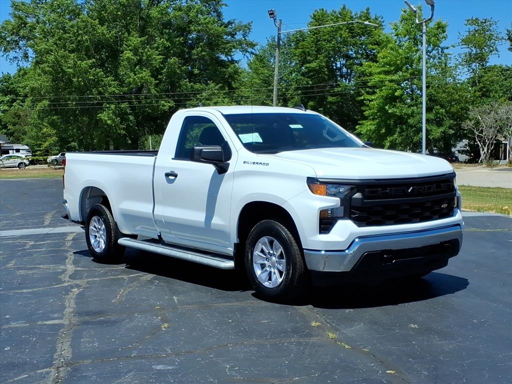 SUMMIT WHITE 2025 Chevrolet Silverado 1500 Pickup Truck 4X2 Automatic