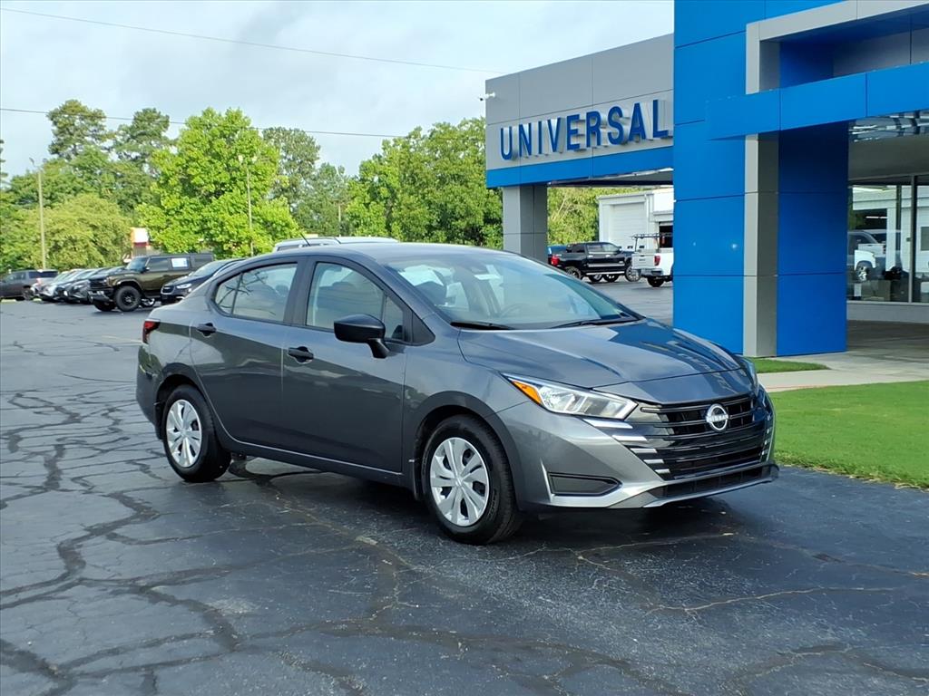 Gray (Gun Metallic) 2024 Nissan Versa Sedan Front-Wheel Drive Continuously Variable Transmission