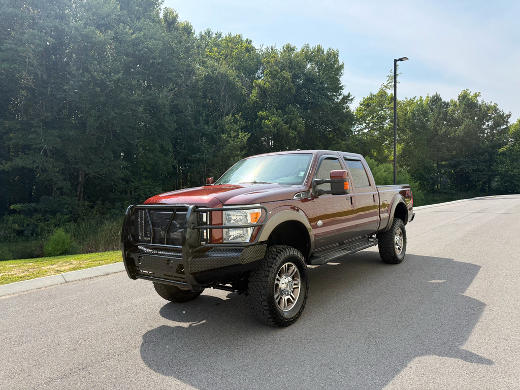 Brown 2015 Ford F-250 Super Duty Pickup Truck Four-Wheel Drive 6-Speed Automatic