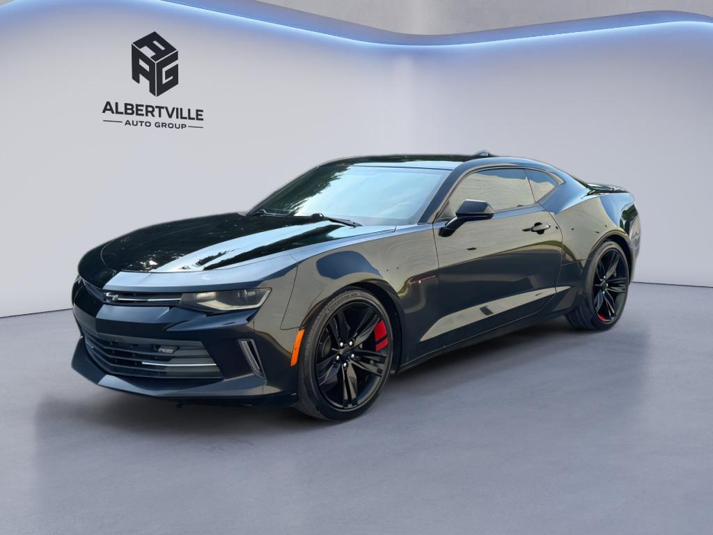 Black 2017 Chevrolet Camaro Coupe Rear-Wheel Drive 8-Speed Automatic