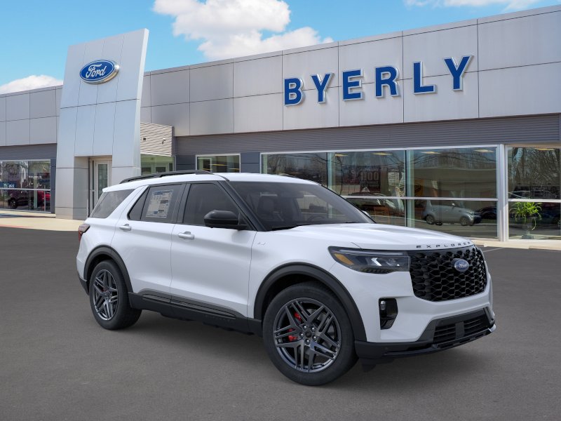 Space White Metallic 2026 Ford Explorer ST-Line AWD SUV / Crossover All-Wheel Drive Automatic