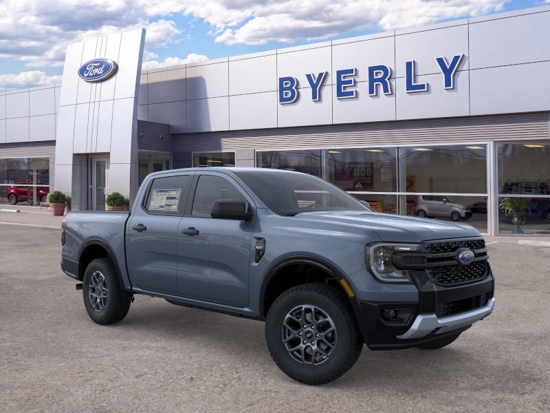 Blue (Azure Gray Metallic Tri-Coat) 2025 Ford Ranger Pickup Truck Four-Wheel Drive Automatic